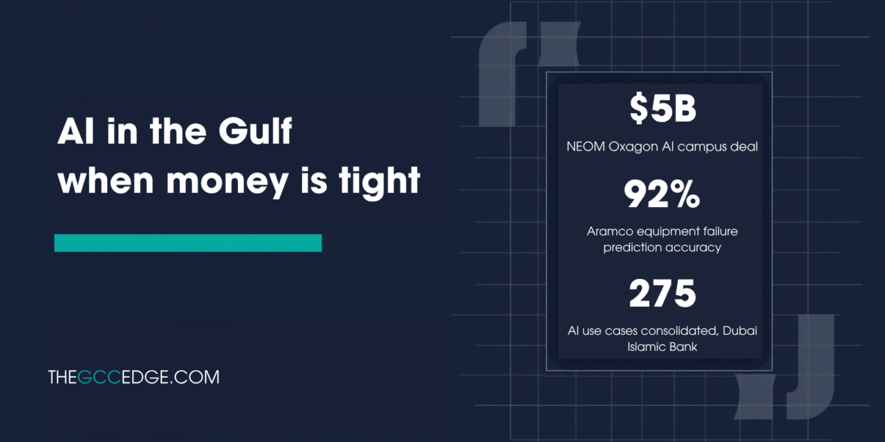AI in the Gulf when money is tight: what gets funded, what gets cut
